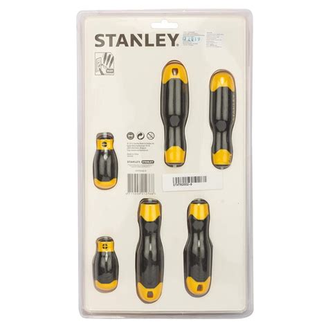 STANLEY STHT92002-8 6 pcs Combination Screwdriver Set with Bonus Teste ...