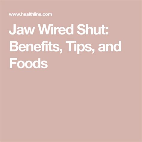 Jaw Wired Shut: Benefits, Tips, and Foods | Liquid diet recipes, Liquid ...