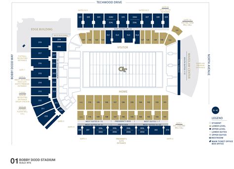 GA Tech Football Seating Chart 的图像结果