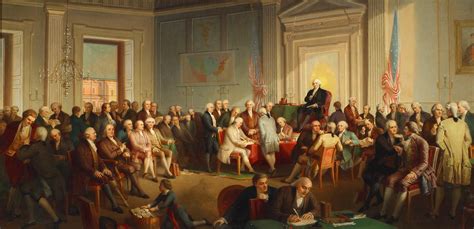 Painting Of The Signing Of The Constitution