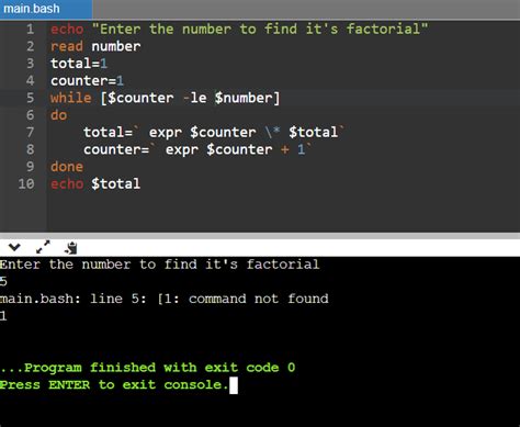 Image result for Shell Script for Factorial
