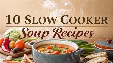 10 Slow Cooker Soup Recipes for Effortless Dinners