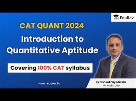 Introduction to Quantitative Aptitude for CAT Video Lecture - How To ...