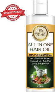 jeevan jyoti ayurveda All In One Hair Oil For Hair Growth & Hair Fall ...