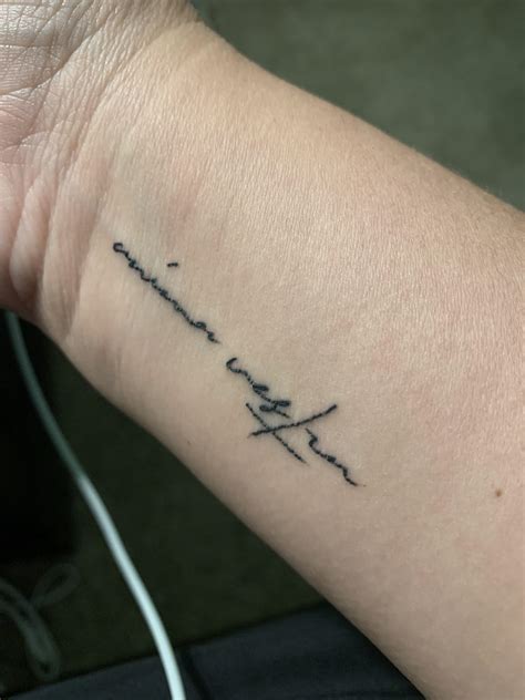 New tattoo. Anima Vestra. 🖤 : r/XXXTENTACION
