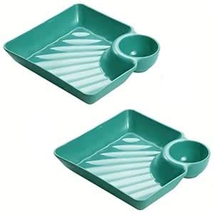 Buy Japanese Sushi Platter, Rectangular Serving Plate, Dip Serving Plat ...