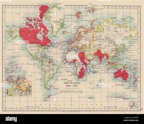 Map of british empire 1901 hi-res stock photography and images - Alamy