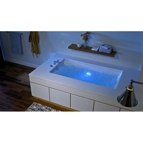 Jacuzzi SOLNA 42-in x 60-in Oyster Acrylic Rectangle Drop-in and ...