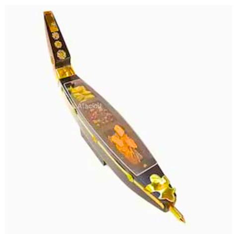 KERALA WOODEN SPICE BOAT – Alackal Bell Metals