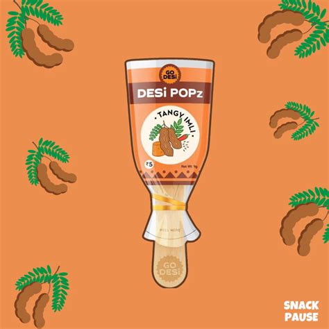 Tangy Imli Sticks | Pack of 5pcs | GoDesi Popz – Snack Pause India