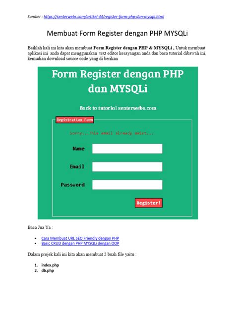 Image result for Registration Form Using PHP and MySQL