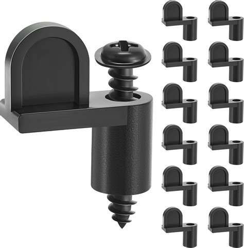 Blulu 12 Pack 3/8 in Nylon Window Screen Clip with Screws Offset Clips ...