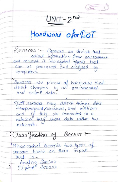 Internet of Things (IOT)Unit-2 - Cah SensoS '- Sensors an devi c co ...