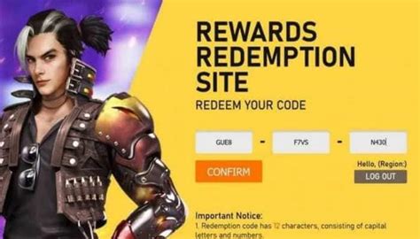Image result for FF Rewards Redeem Code Today