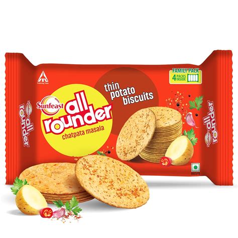 Sunfeast All Rounder Potato Biscuit with Chatpata Masala Flavour