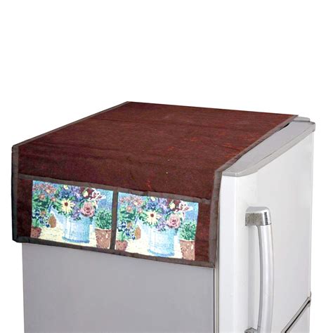 Kuber Industries Teddy Bear Design Velvet Fridge/Refrigerator Top ...