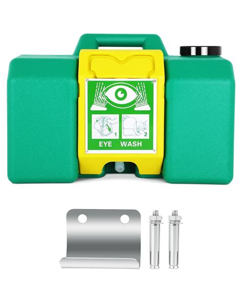 Portable Eyewash Station 8-Gallon OSHA Approved Wall-Mounted Gravity ...