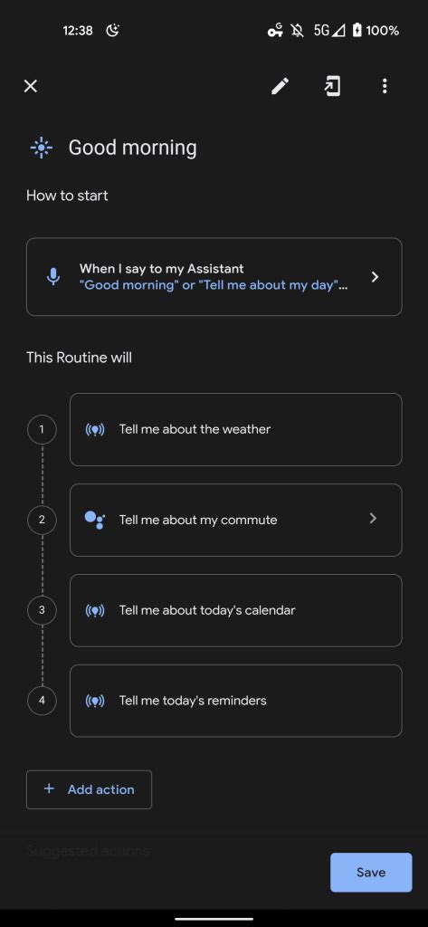 Image result for Google Assistant Routine