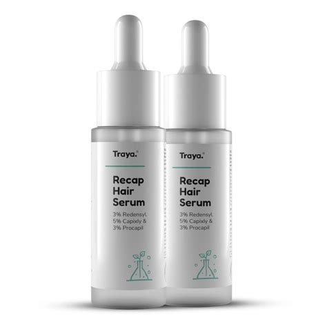 Buy Traya Natural Hair Growth Serum With 3% Redensyl, 5% Capixyl, 3% ...