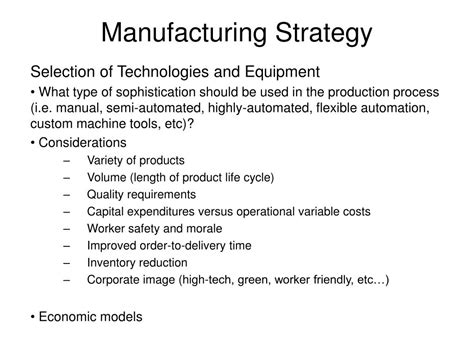 Manufacturing Strategy 的图像结果