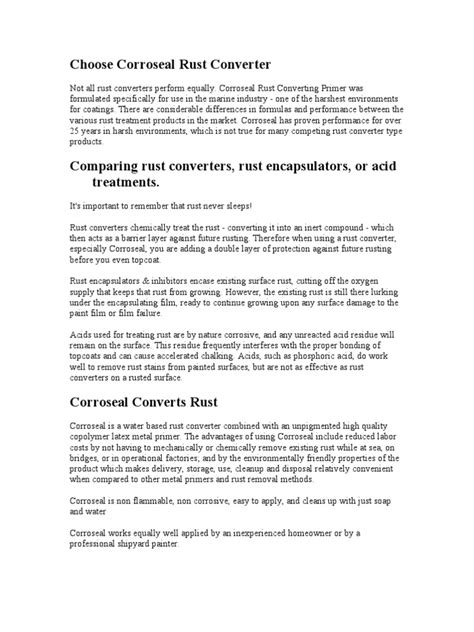 Corroseal Rust Streaks After Using Rust Converter 的图像结果