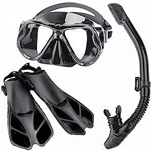 VBM Snorkeling Gear for Adults Snorkel Set Scuba Snorkel Mask ...
