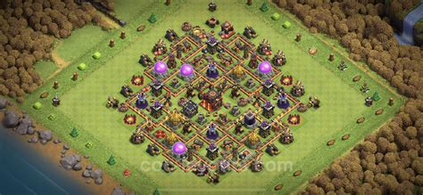 Best Anti 3 Stars Base TH10 with Link, Hybrid - Town Hall Level 10 Base ...