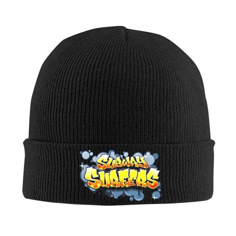 Subway Surfers Beanie Hats Video Game Knit Hat Outdoor Sport Elastic ...