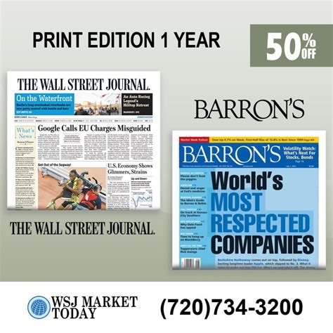 Wall Street Journal | WSJ Print Edition | WSJ Digital Subscription