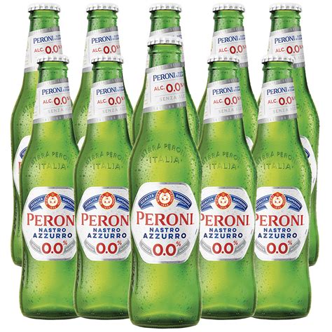 Peroni Nastro Azzurro 0.0 NA Beer Non-Alcoholic Lager Brew 11.2oz ...