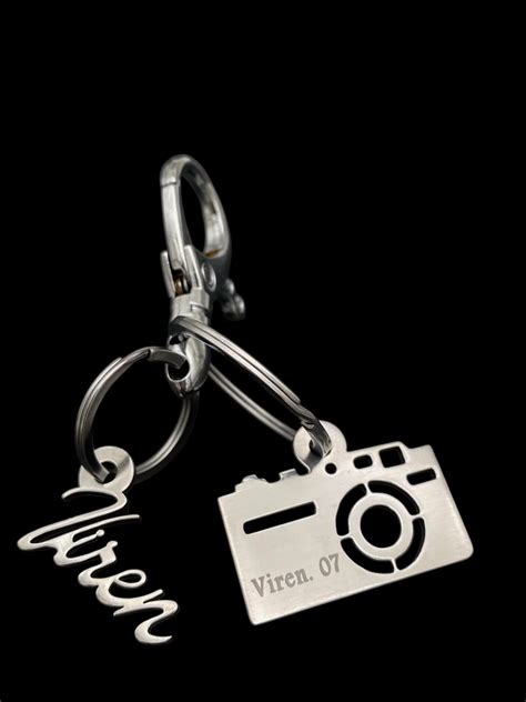 Personalised Silver Camera Keychain – Tiny Memories, Big Style – Ampkrafts