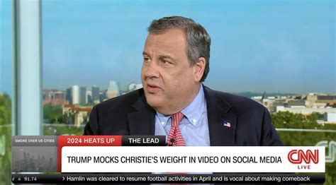 Chris Christie Hits Back at Donald Trump's Weight Jokes