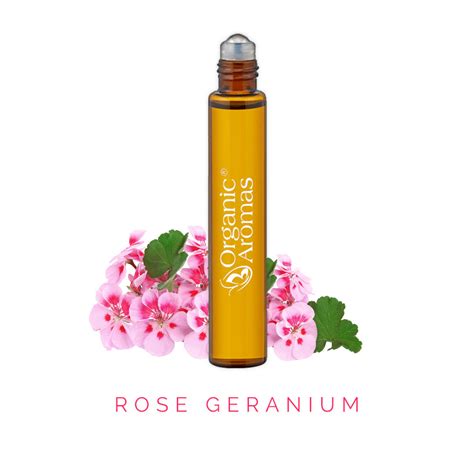 Rose Geranium Roll-on Essential Oil - Organic Aromas