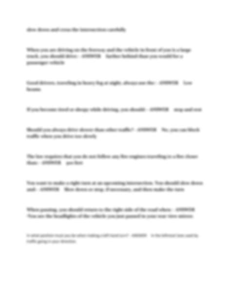 SOLUTION: Mn permit practice test 2023 - Studypool