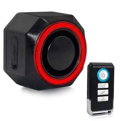 Buy Bike Alarm with Remote, Smart Bike Rear Brake Light, USB C ...