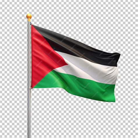 Premium PSD | United arab flag on transparent background