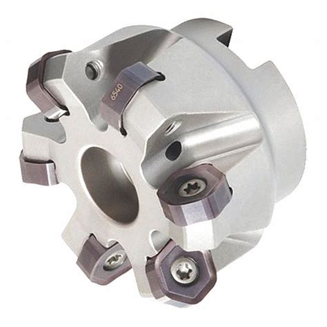 WIDIA, 52.24mm Max. Cutting Dia., 3/4 in Arbor Dia., Indexable Face ...