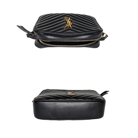 Saint Laurent YSL Black Matelassé Crossbody Lou Camera Bag at 1stDibs ...