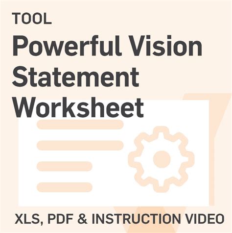 Creating a Vision Statement Worksheet 的图像结果