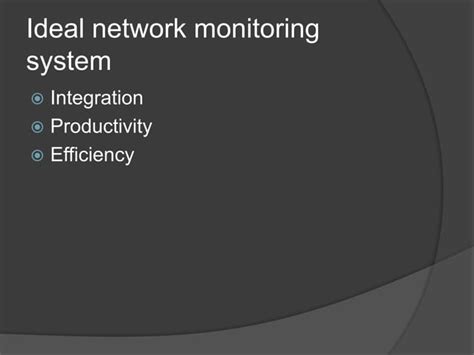 Network Monitoring System 的图像结果