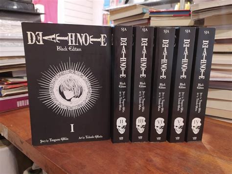 Death Note Black Edition Volume 1-6 Collection 6 Books Set Manga ...