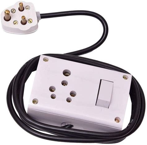 Engarc Heavy Duty Pvc Extension Board 2 In1 15a And 54 | Desertcart INDIA