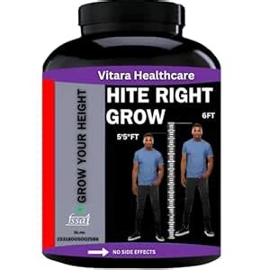 Hite Right Grow Chocolate Flavor Powder Body Growth & Health Supplement ...