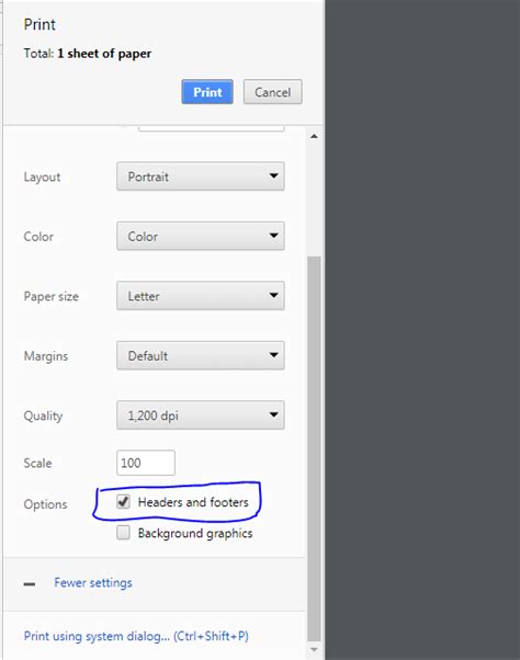Image result for Print Option Example