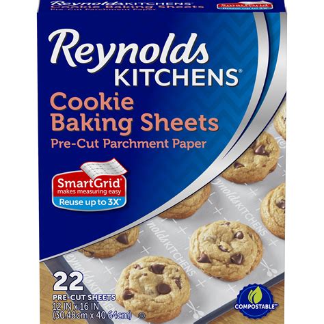 Reynolds Parchment Paper Baking Sheets 22 Count (12x16in) - Walmart.com