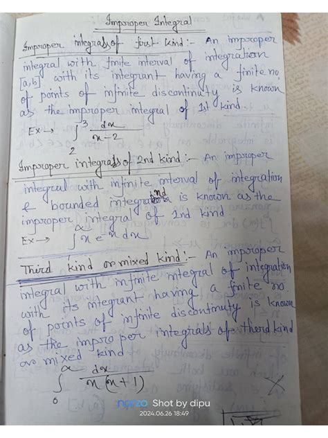 Image result for Improper Integrals Tutorials