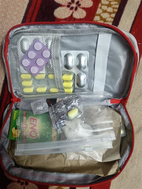 JB Export Nylon Travel Medicine Pouch Emergency First Aid Kit ...