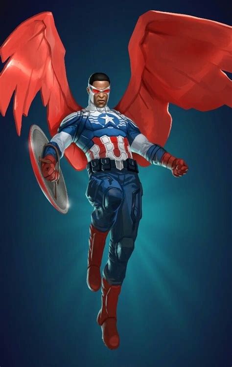 Sam Wilson "Falcon" Capt. America | Falcon marvel, Marvel superheroes ...