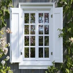 Modern White UPVC Sliding Window Design