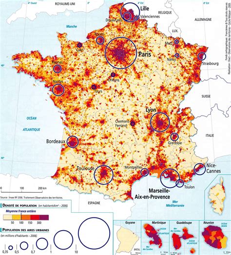 France Population Map - Guide of the World